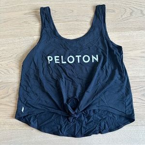 Peloton Tie Front Cropped Tank Top